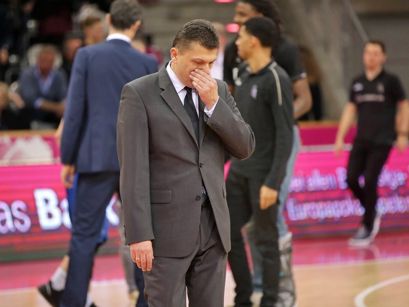 Die n&#228;chste Niederlage f&#252;r Pedrag Krunic: Die Baskets Bonn verlieren gegen Fribourg.
