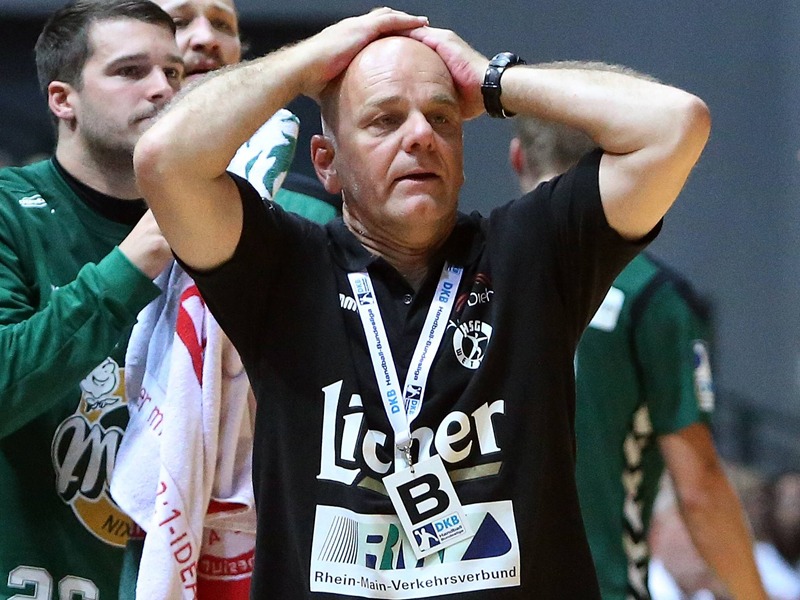 Er sagt, dass es eine klare &#220;berbelastung gibt: Kai Wandschneider, Trainer des Handball-Bundesligisten HSG Wetzlar.