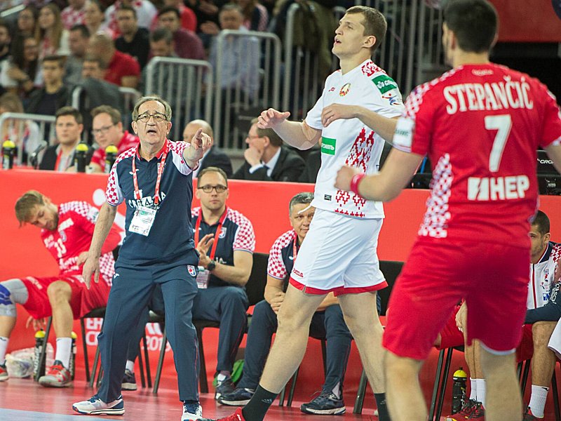 Er nahm das Gl&#252;ck selbst in die Hand: Kroatiens Coach Lino Cervar.