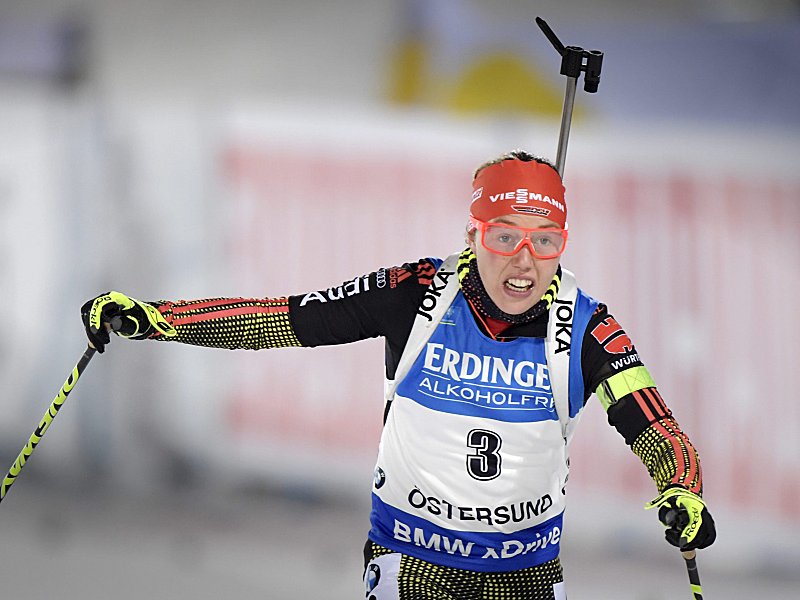 Gewinnerin zum Weltcup-Auftakt in &#214;stersund: Laura Dahlmeier.