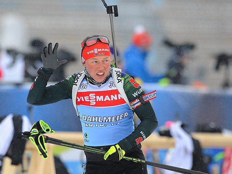 L&#228;sst den Heim-Weltcup in Oberhof aus: Olympiasiegerin Laura Dahlmeier.