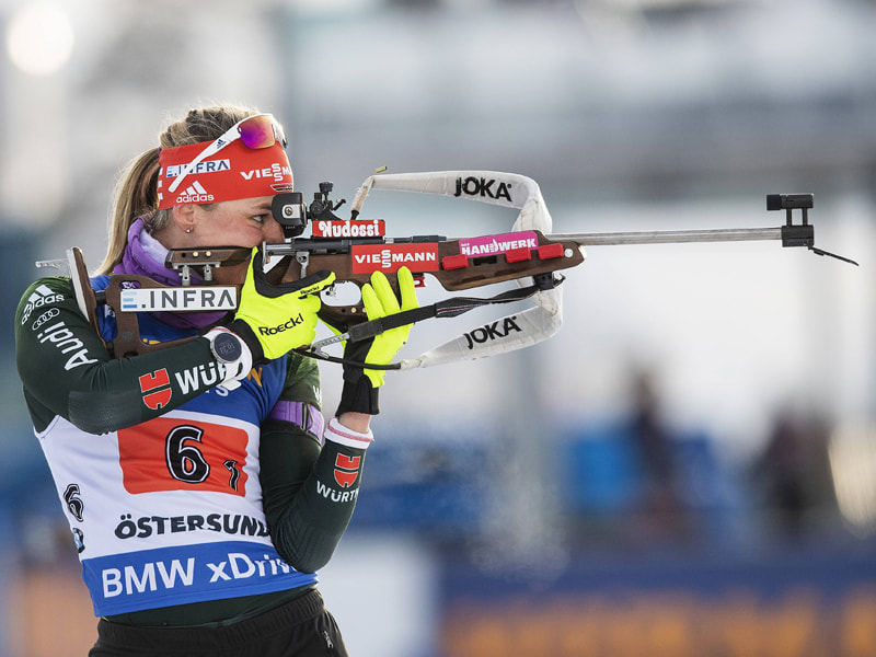 Vorletztes Rennen des Winters: Denise Herrmann.