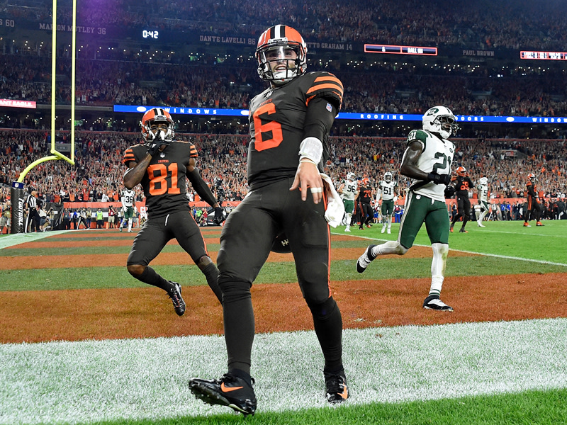 Imposantes Deb&#252;t: Browns-Rookie Baker Mayfield.