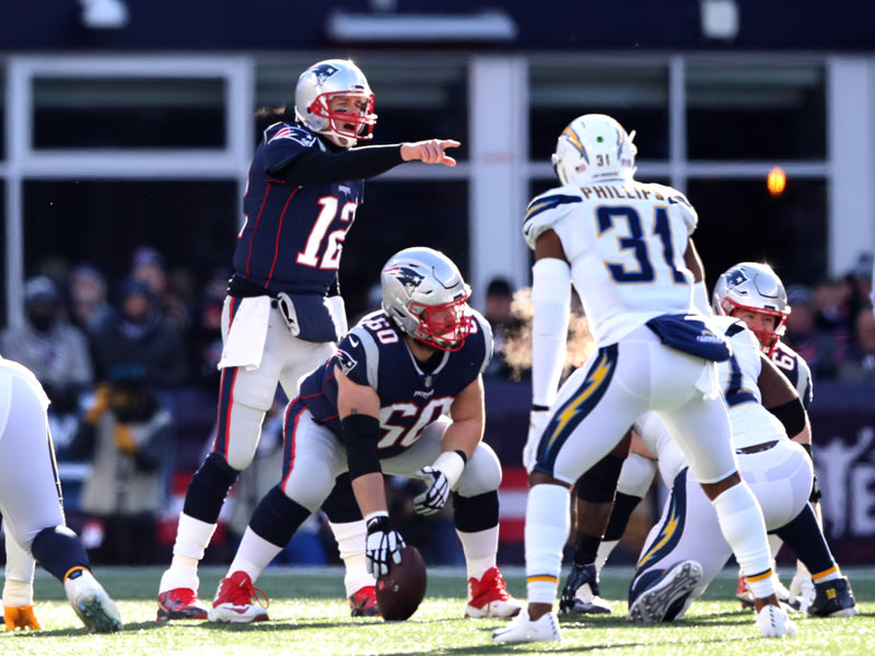 Alles im Griff: Star-Quarterback Tom Brady und die Patriots hatten mit den Chargers keine M&#252;he.