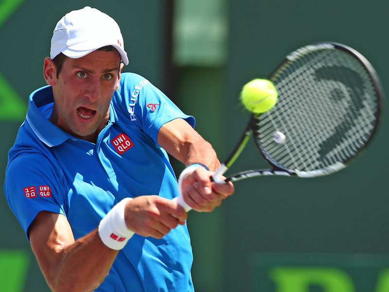 Setzte sich erneut die Krone beim Masters in Miami auf: Novak Djokovic.