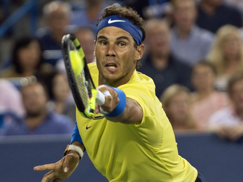 Streckte sich gegen Nick Kyrgios vergeblich: Rafael Nadal.
