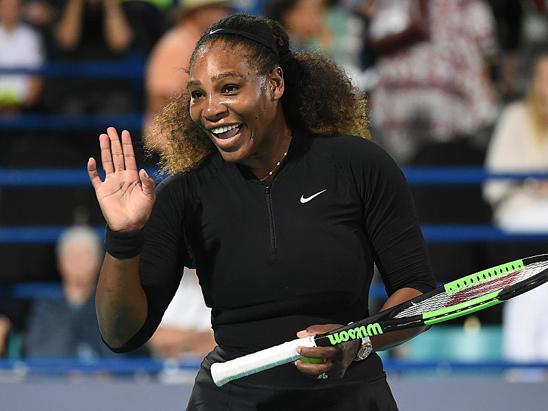 Zur&#252;ck auf dem Court: Serena Williams.
