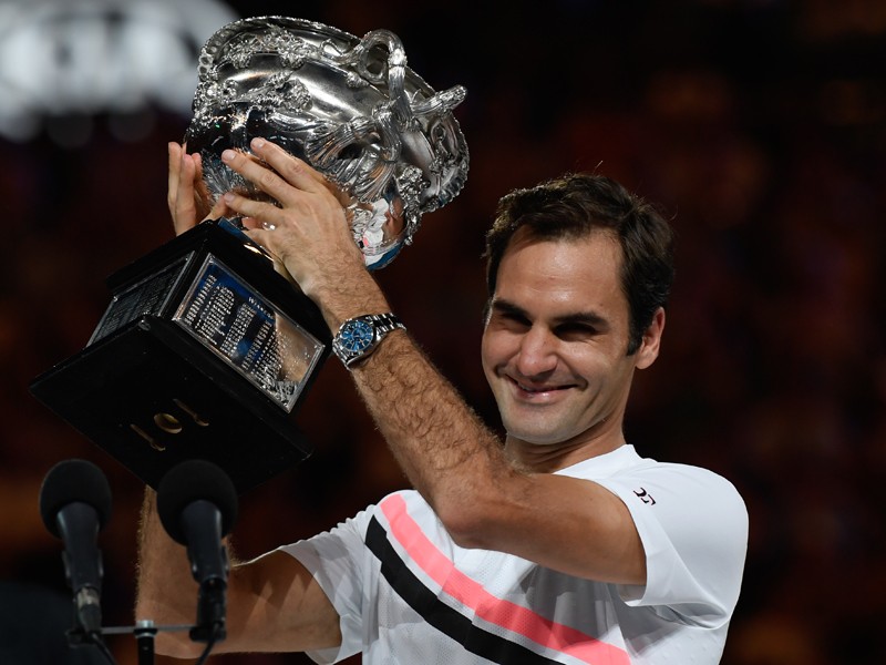 Triumphierte in Melbourne: Roger Federer.
