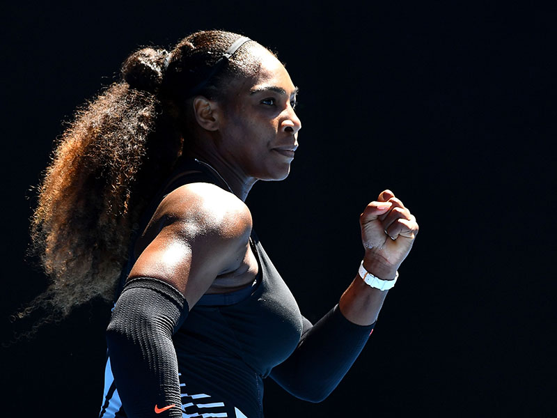 Pr&#228;sentiert sich in Melbourne in guter Form: Serena Williams.
