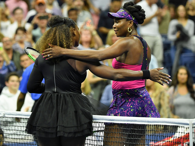 Schwesternduell Nr. 30: Serena gewann gegen Venus Williams.