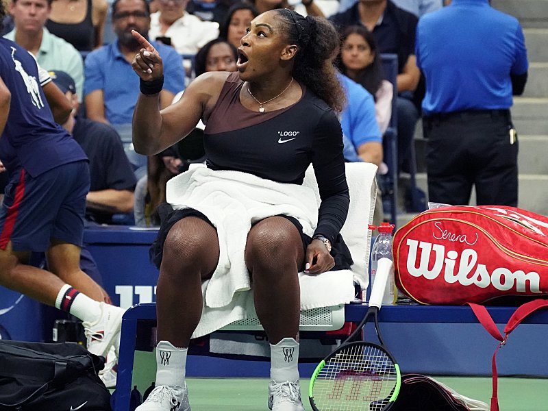 Erhielt im US-Open-Finale gleich drei Verwarnungen: Serena Williams. 