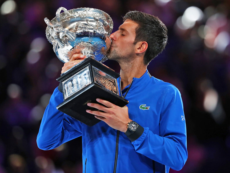 Pure Dominanz: Novak Djokovic ist zum siebten Mal Australian-Open-Sieger.