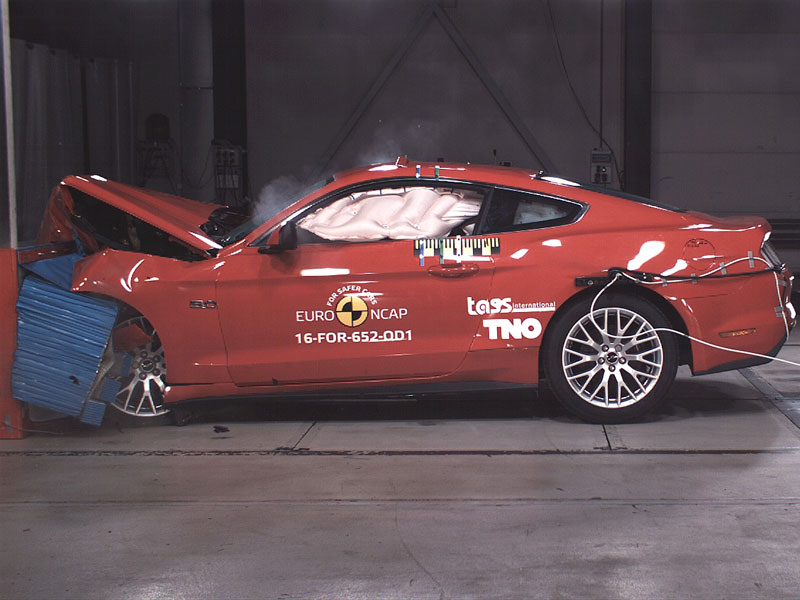 Ford Mustang beim Crashtest: Nur zwei von f&#252;nf Sternen - der Hersteller will nachbessern.