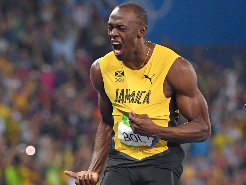 Holte sich seine zweite Gold-Medaille in Rio: Usain Bolt. 