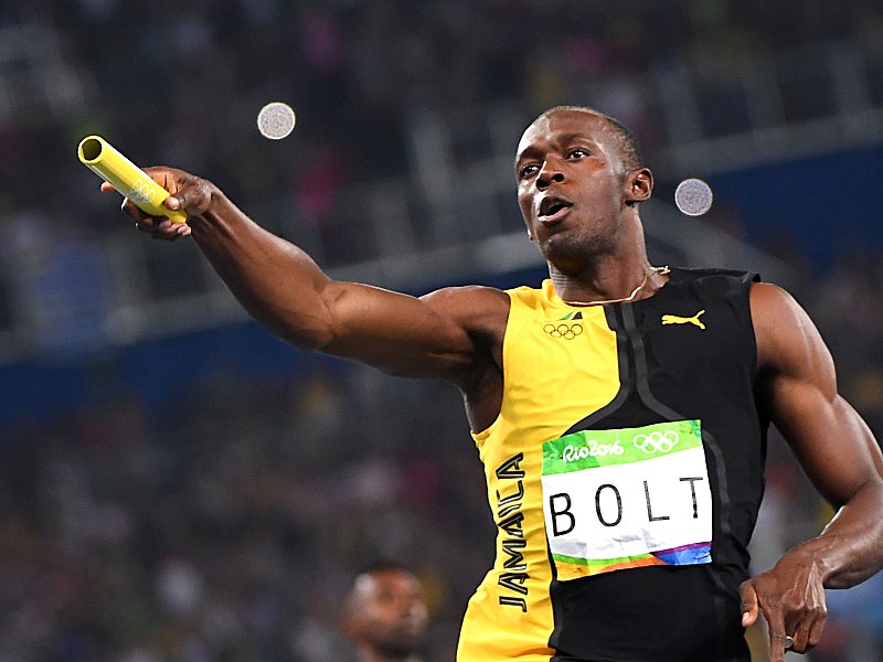 Drittes Rennen, dritter Sieg: Usain Bolt.