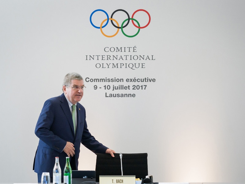 Doppelvergabe? Thomas Bach beim IOC-Exekutivkommitee-Treffen.