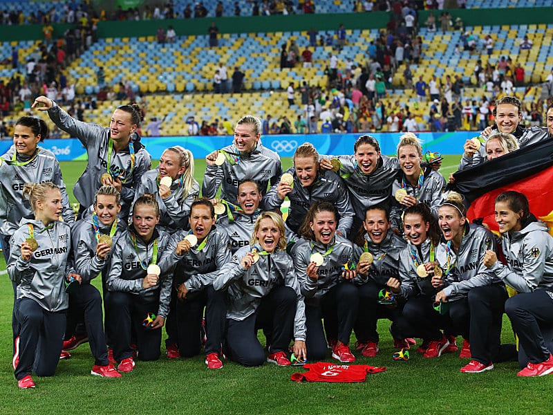 Sieg im Maracana: Die deutsche Olympia-Auswahl gewann am Freitag die Goldmedaille. 