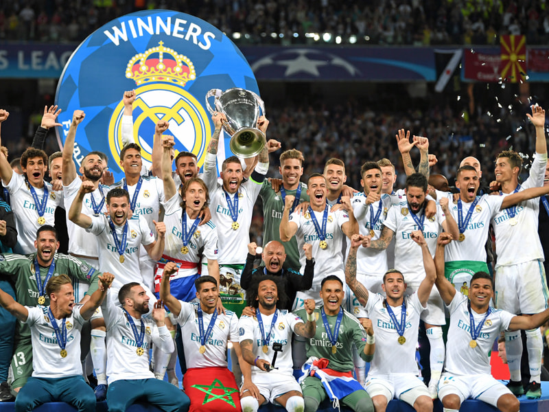 Dritter Titel in Serie: Real Madrid jubelt auch 2018.