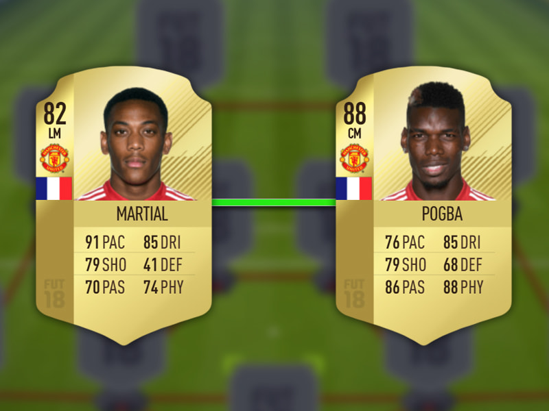 Paul Pogba und Anthony Martial