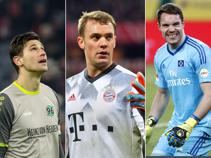 Philipp Tschauner, Manuel Neuer, Christian Mathenia