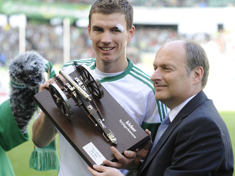 2010: Edin Dzeko (VfL Wolfsburg) - 22 Tore