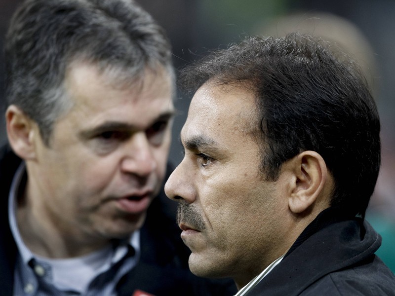 Manager Andreas Rettig und Trainer Jos Luhukay