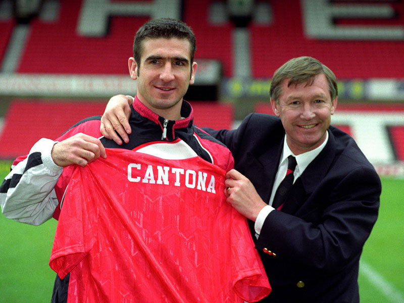 Alex Ferguson und Eric Cantona