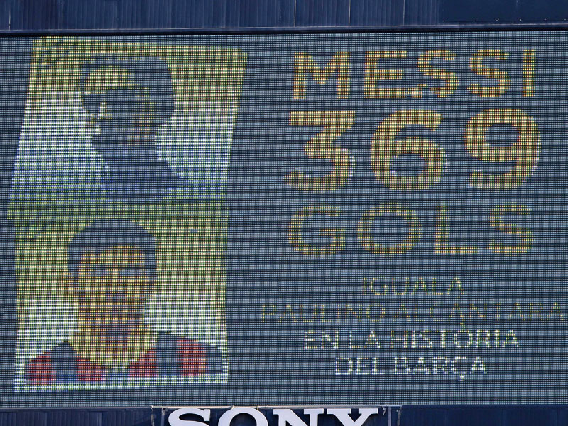 Setzt sich an die Spitze: Messi knackt einen weiteren Rekord.