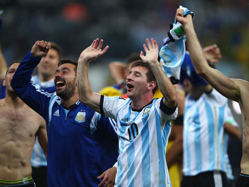 Lionel Messi nach dem WM-Halbfinale 2014