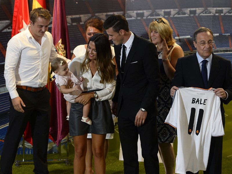 Familie Bale in Madrid