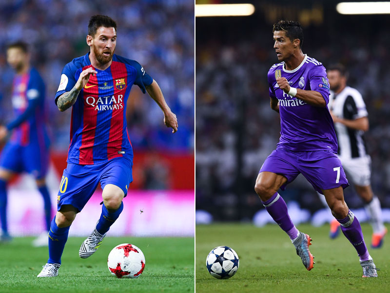 Duell der Giganten Messi und "CR7" im Vergleich Int. Fußball Bildergalerie kicker