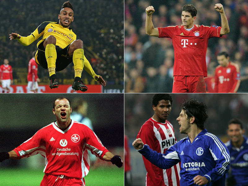 Pierre-Emerick Aubameyang, Mario Gomez, Uwe R&#246;sler, Levan Kobiashvili