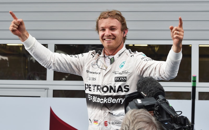 Mercedes-Pilot Nico Rosberg wiederholte seinen Vorjahreserfolg auf dem Red Bull Ring.