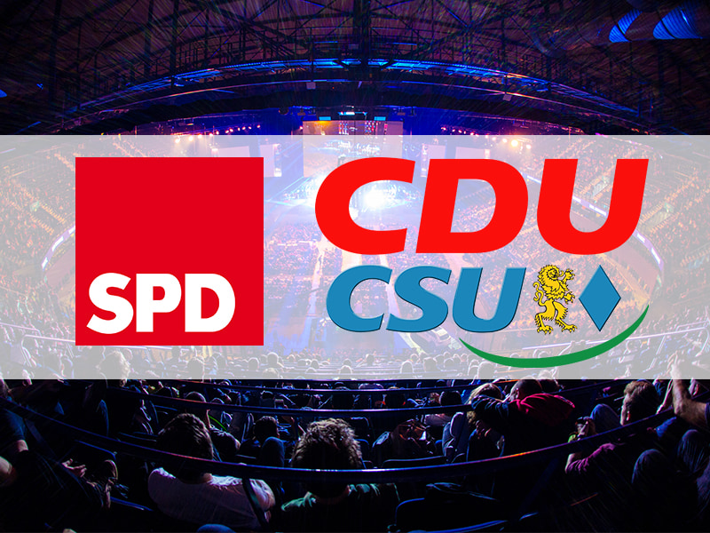 Der eSport ist Teil des Koalitionsvertrags.