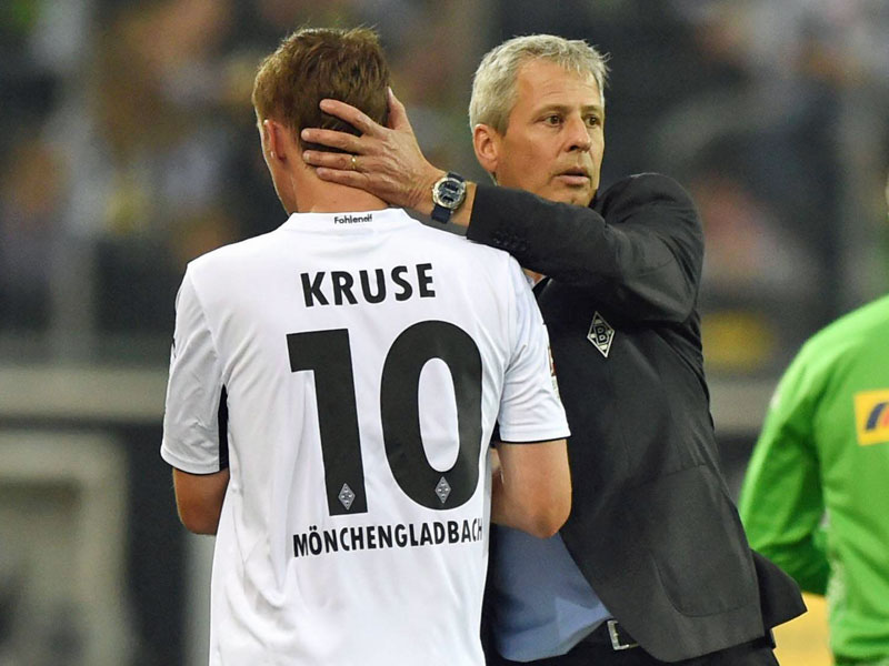 Ist froh, dass er wieder auf Max Kruse bauen kann: Gladbachs Coach Lucien Favre.