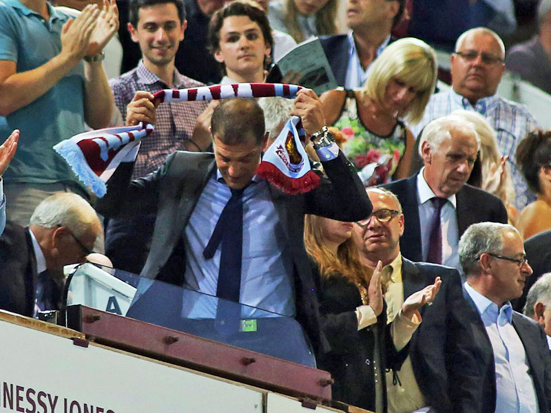 Neuer Coach bei West Ham: Slaven Bilic - auf der Tribüne anstatt an der Seitenlinie.