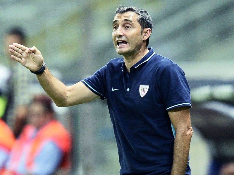 "Augsburg spielt mutig, mit gutem Pressing", sagt Bilbaos Trainer Ernesto Valverde.