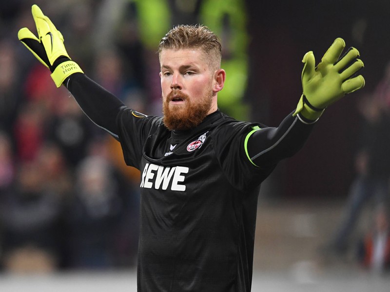 "Wir müssen den gleichen Kampf an den Tag legen": Kölns Keeper Timo Horn vor der Partie gegen Hertha.