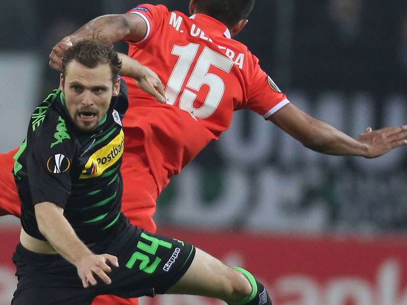 Sieht Gladbach "weiter in der Spur": Tony Jantschke, hier im Hinspiel gegen Florenz.