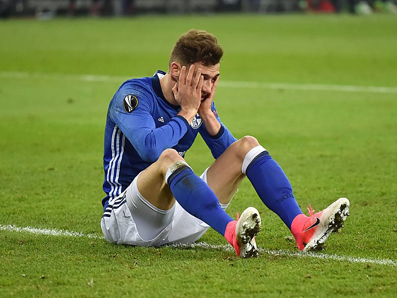 Schalkes Leon Goretzka im Viertelfinal-Rückspiel gegen Ajax Amsterdam.