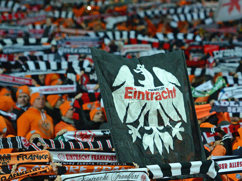 So viele Eintracht-Fans wie in Bordeaux werden im Rom nicht im Stadion sein.