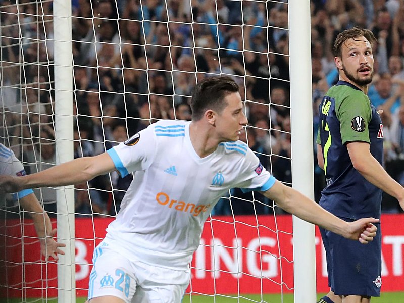 Jubelte nach dem Führungstreffer für OM: Florian Thauvin.