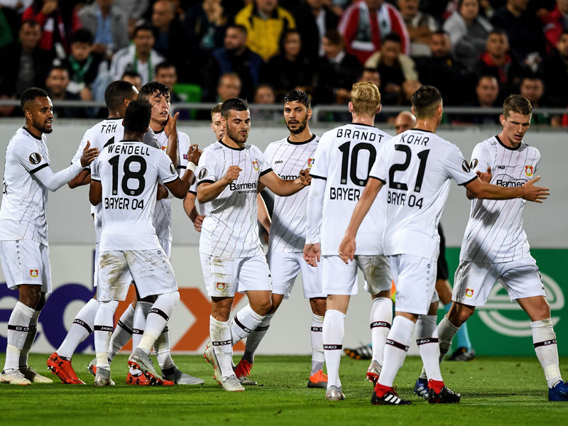 Starke Teamleistung: Bayer Leverkusen machte aus einem 0:2 in Rasgrad ein 3:2.
