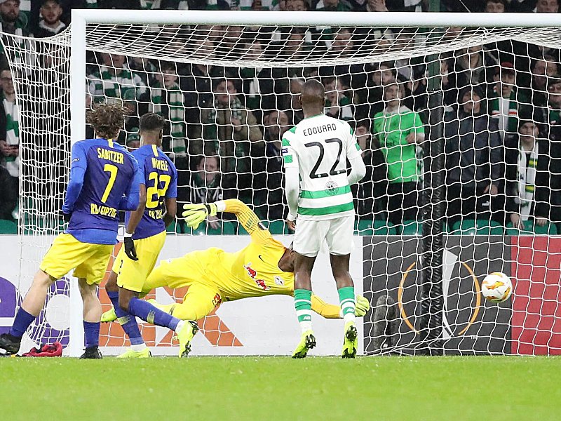 Sabitzer, Mukiele, Mvogo (RB) und Edouard (Celtic)