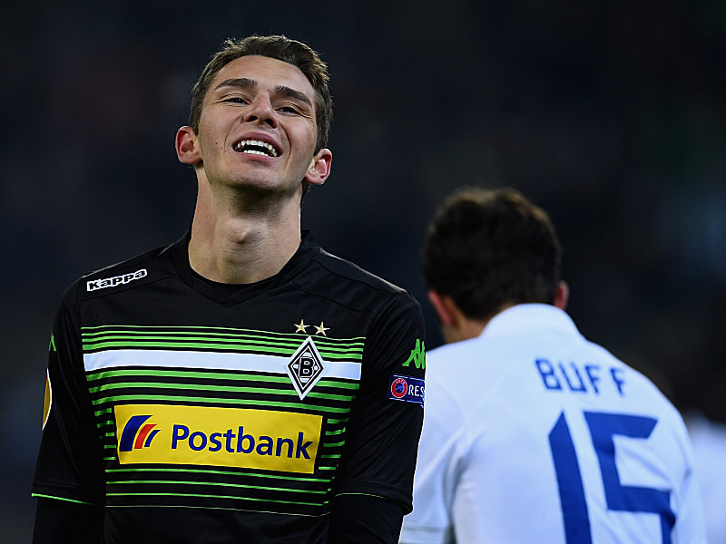 Branimir Hrgota hadert mit einer von ihm vergebenen Chance.