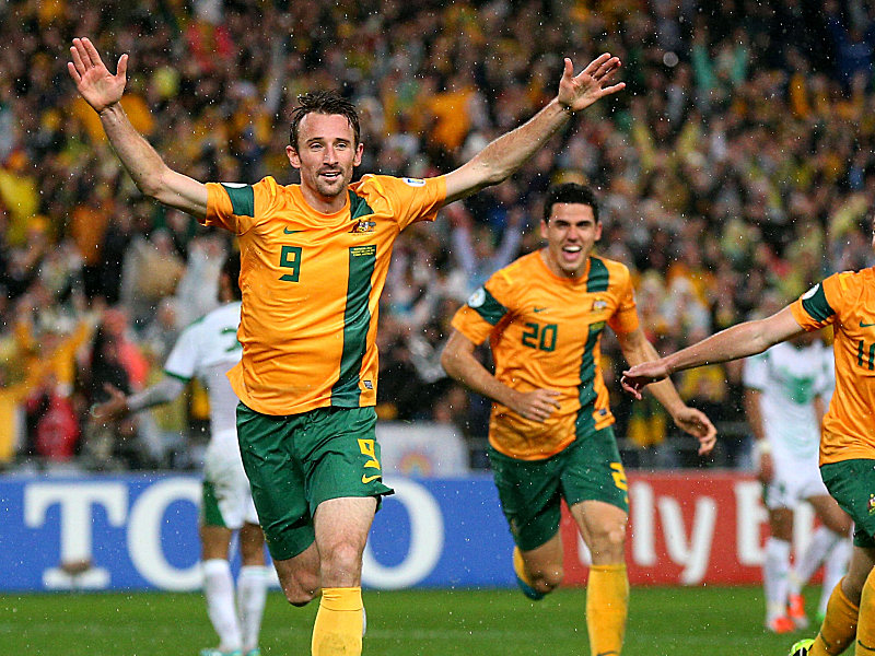 Verletzungen pflasterten seinen Weg, doch am Dienstag war Joshua Kennedy der Matchwinner und Ticketlöser für Australien!