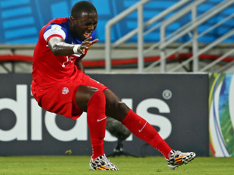 Das frühe Aus: Der US-Amerikaner Jozy Altidore schied gegen Ghana mit einer Muskelverletzung aus.