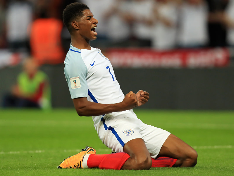 Ein Tor, eine Vorlage: Auf Englands Youngster Marcus Rashford war Verlass.