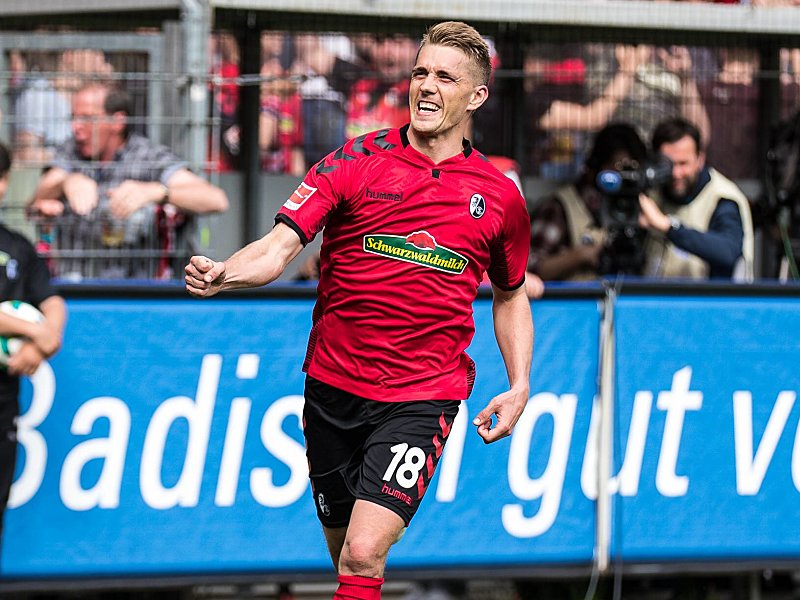 Freiburgs Nils Petersen könnte bei der WM in Russland für Deutschland jubeln.