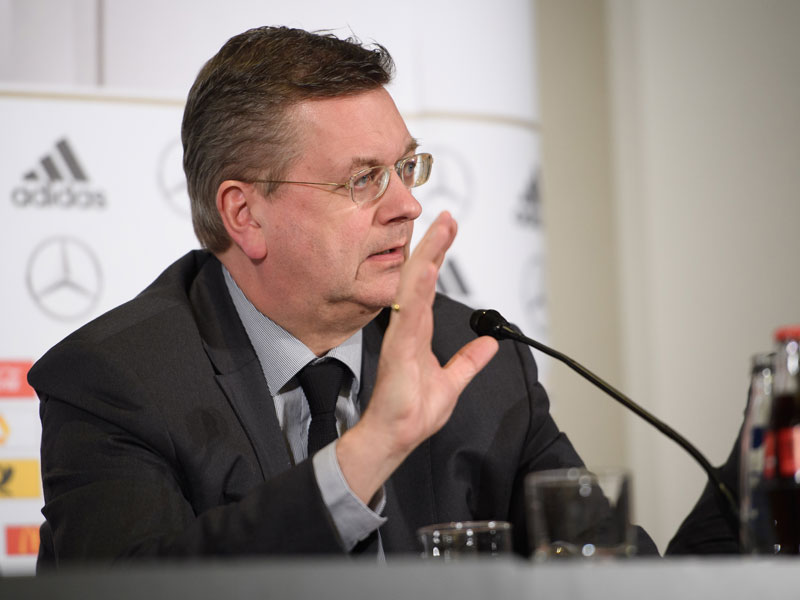 Glaubwürdigkeitsproblem? Auch DFB-Präsident Reinhard Grindel sprach sich klar gegen eine WM-Aufstockung auf.